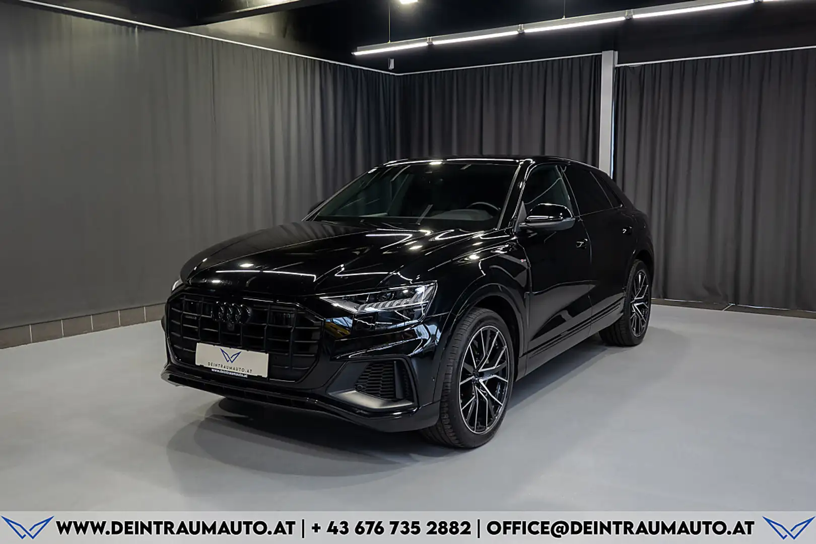 Audi Q8 55 TFSI e quattro Tiptronic*3xS-LINE*AHK*360°*B&O* Schwarz - 1