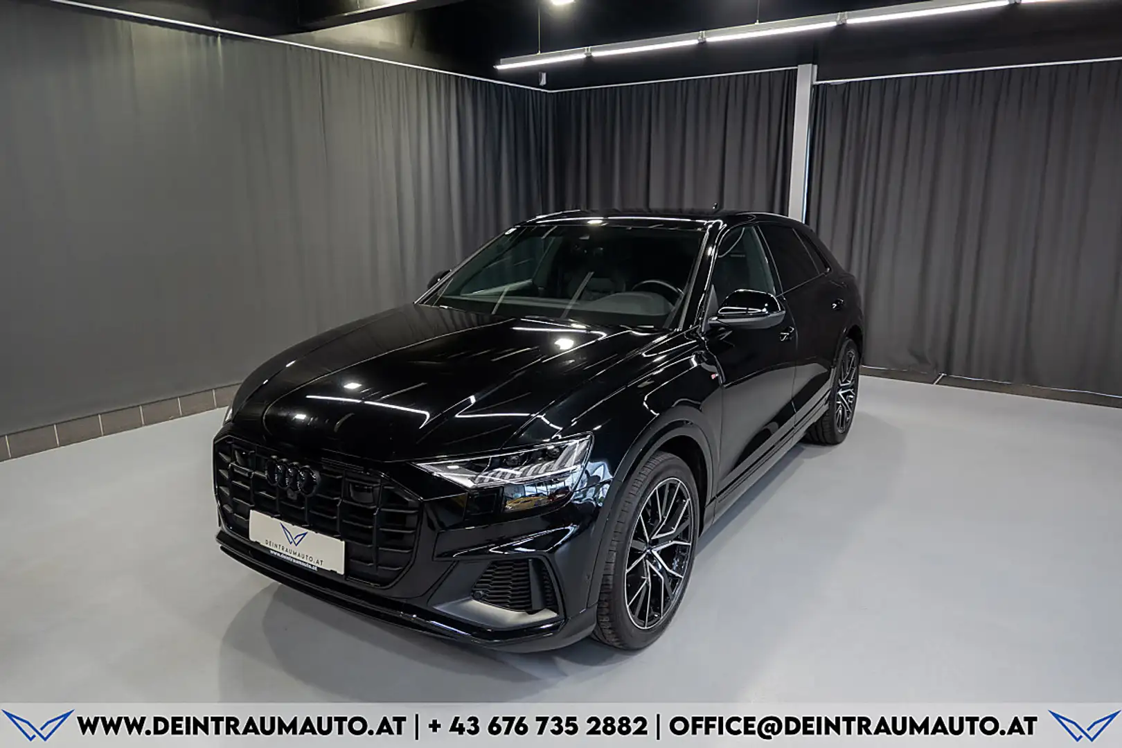 Audi Q8 55 TFSI e quattro Tiptronic*3xS-LINE*AHK*360°*B&O* Schwarz - 2