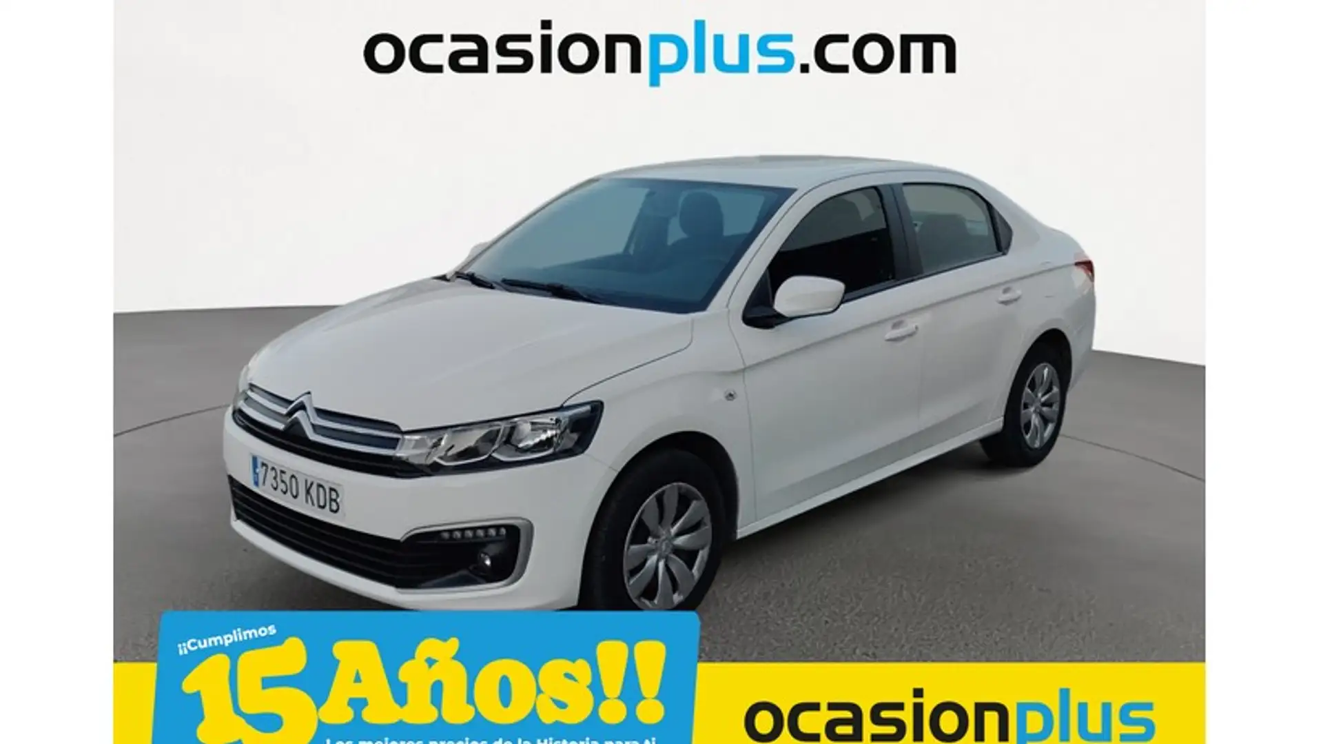 Citroen C-Elysée 1.2 PureTech Feel 82 Blanc - 1