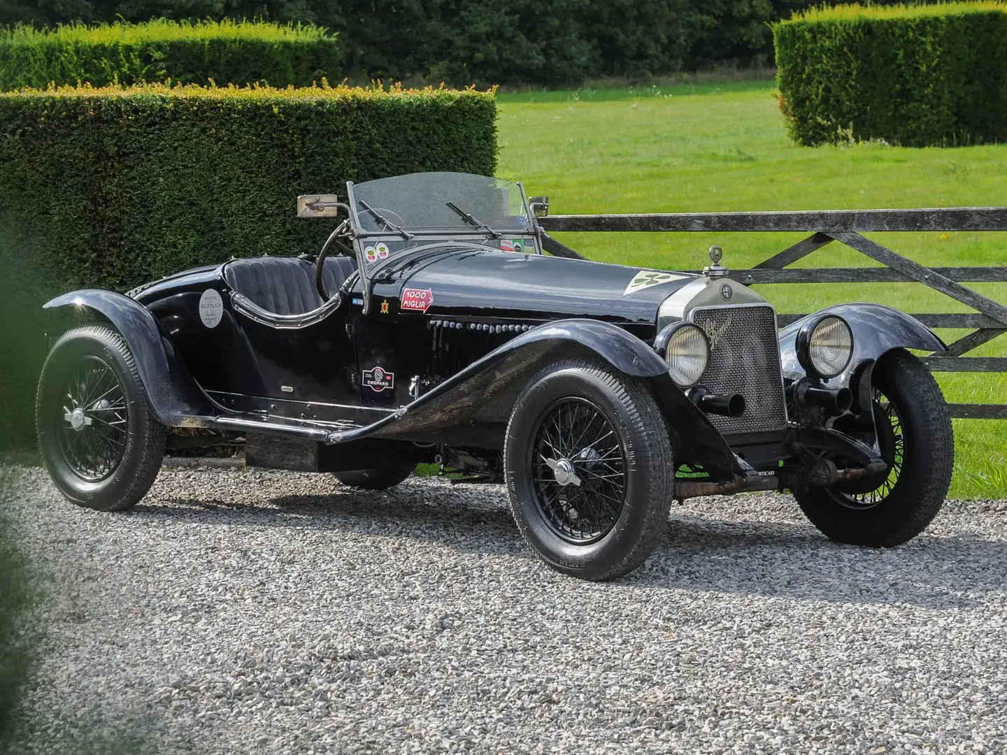 Alfa Romeo 1750 6C SS Zagato/ Mille Miglia 1929/ Factory 2.3L/ POR Černá - 1