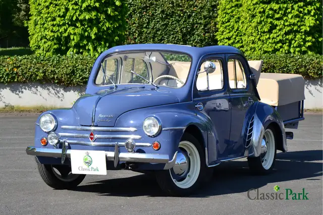 Renault 4CV Découvrable & remorque monoroue Erde