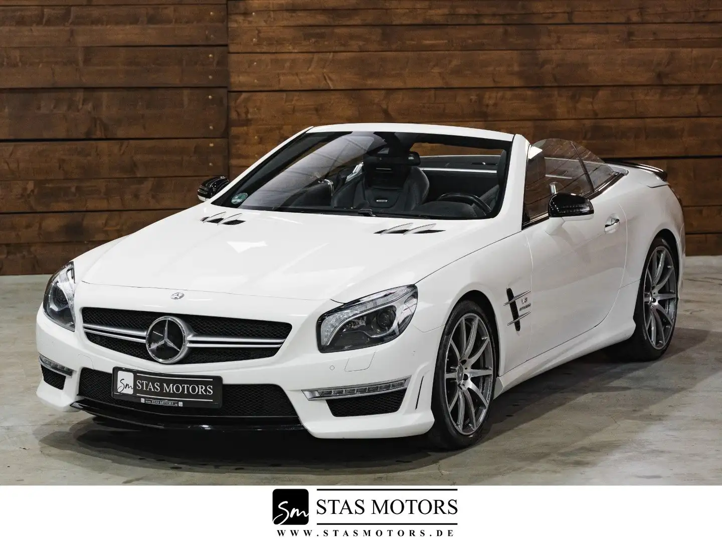 Mercedes-Benz SL 63 AMG DESIGNO*MAGIC*PANO*HARMAN*BRD*GARANTIE Blanco - 1