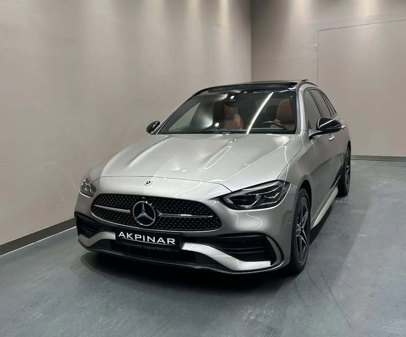 Mercedes-Benz C 300 C300 e T *AMG LINE*NIGHT*PANO*DAB*KAMERA*LED* Silber - 2