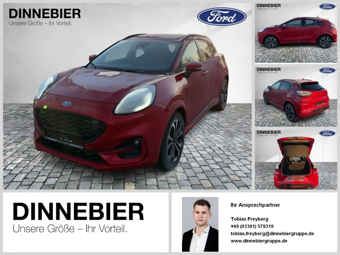 Ford Puma ST-Line X LED+Navi+Kamera+Winterpaket Rot - 1