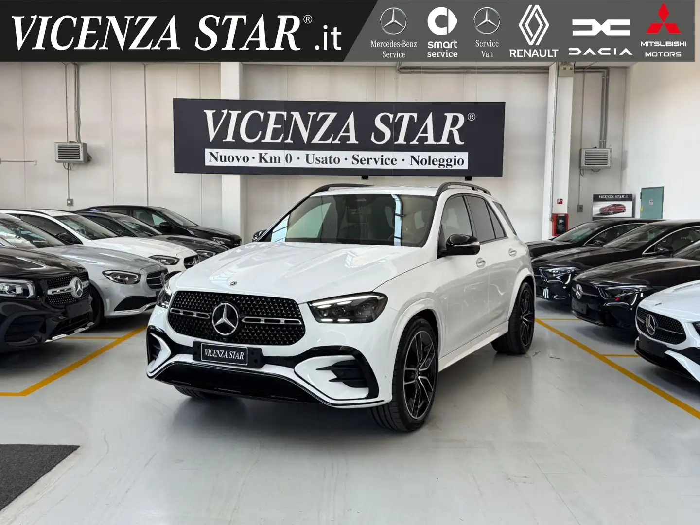 Mercedes-Benz GLE 300 d MHV 4MATIC AMG PREMIUM Blanc - 1
