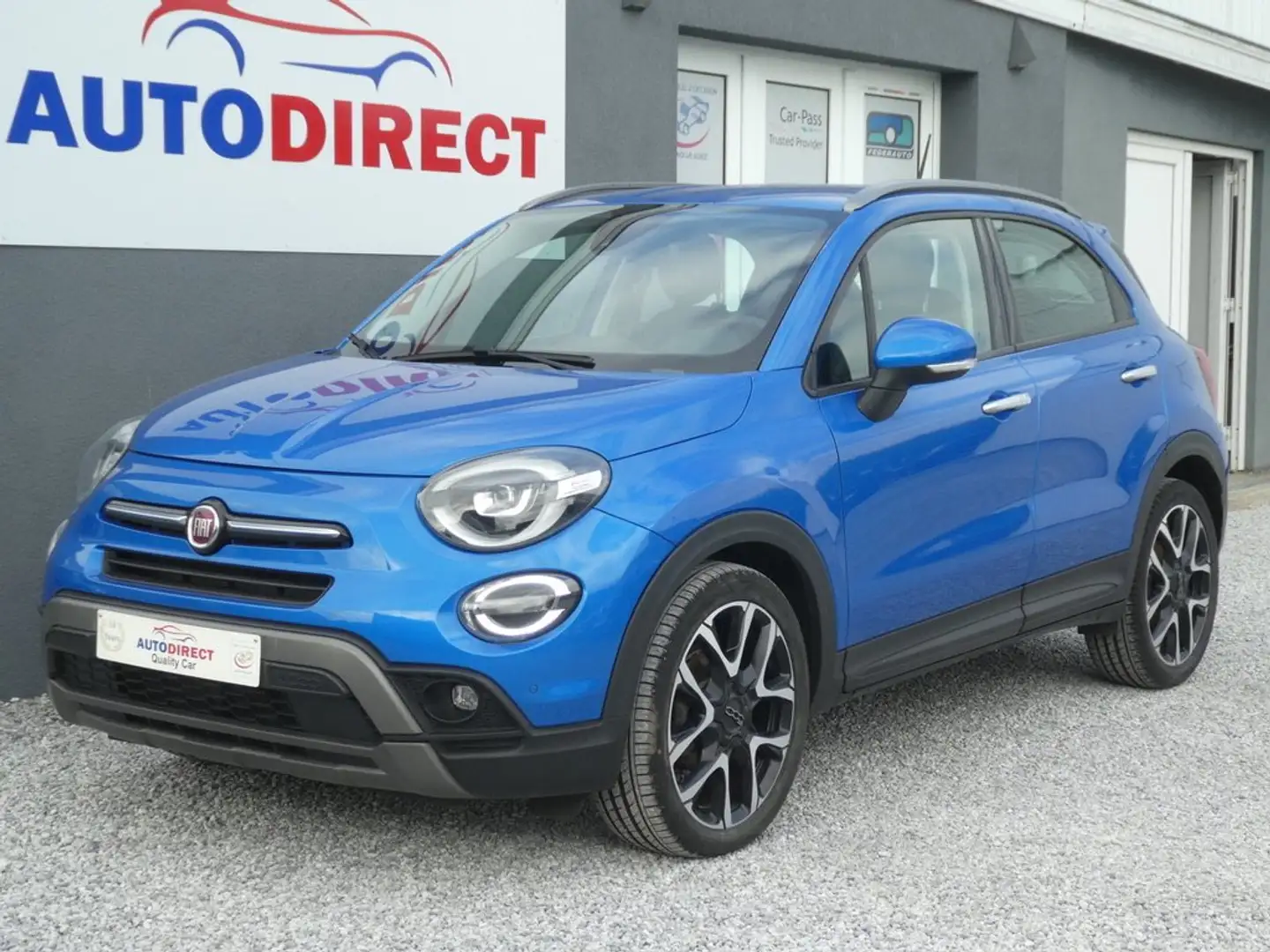 Fiat 500X 1.6 Multijet Cross Cuir, Navi, Carplay, Camera Bleu - 1