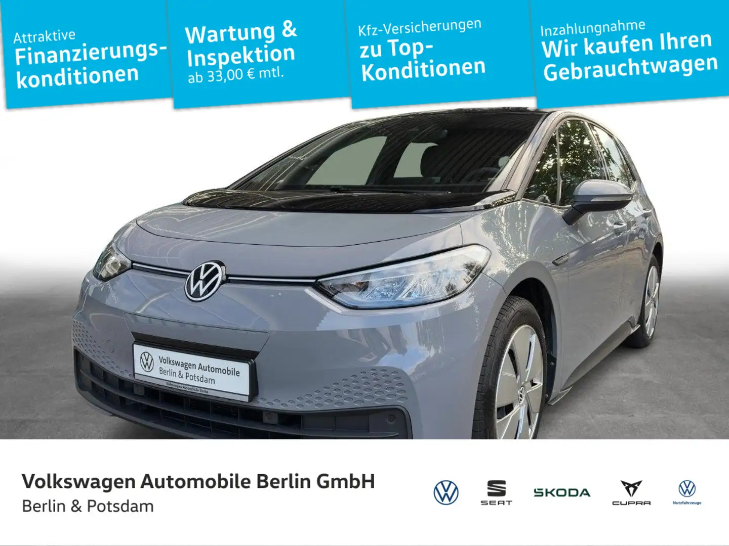 Volkswagen ID.3 Pure Performance DSG Navi LED PDC Grigio - 1
