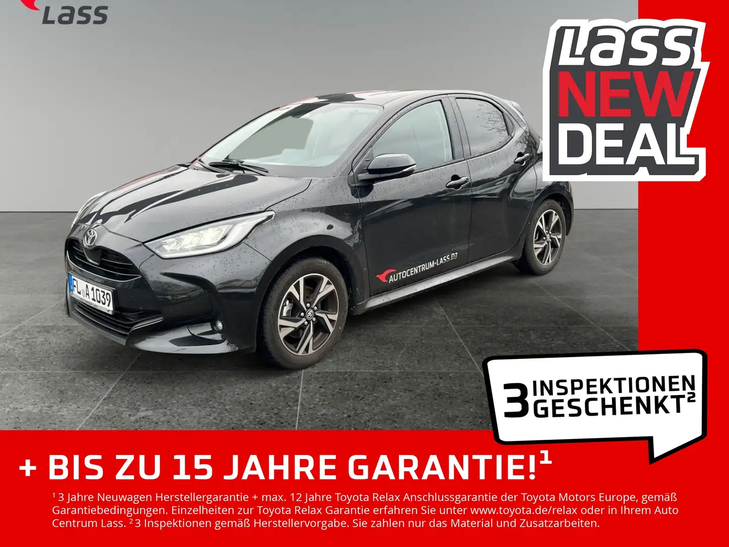 Toyota Yaris 1.5 Teamplayer - JETZT mit 1,99% Zins! Noir - 1