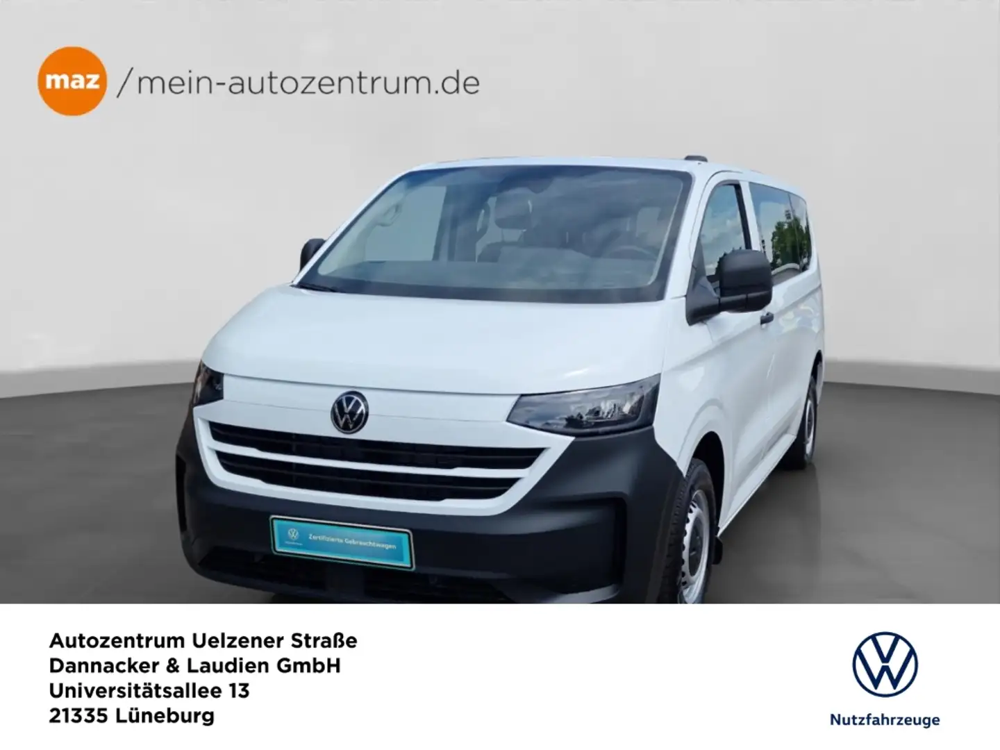 Volkswagen Transporter Kombi 2.0 l TDI 110 kW 9-Sitzer AHK Digitales Cock Weiß - 1