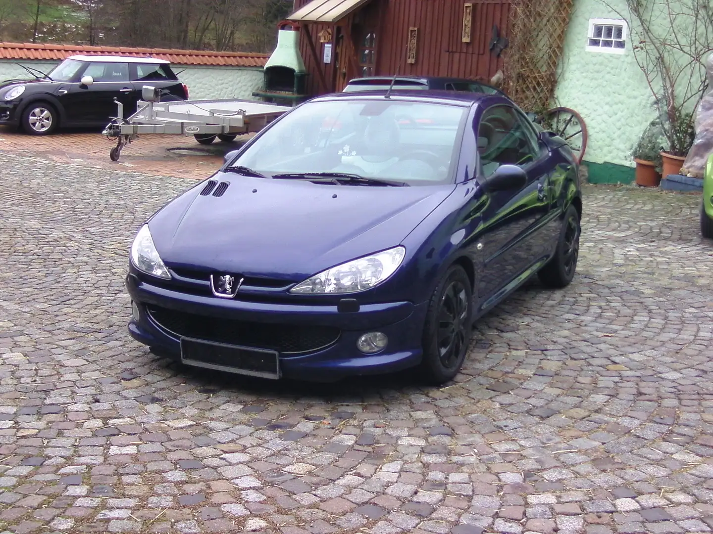 Peugeot 206 Cabrio!! Klima, Dach funktioniert! dicht!kein Rost Azul - 1