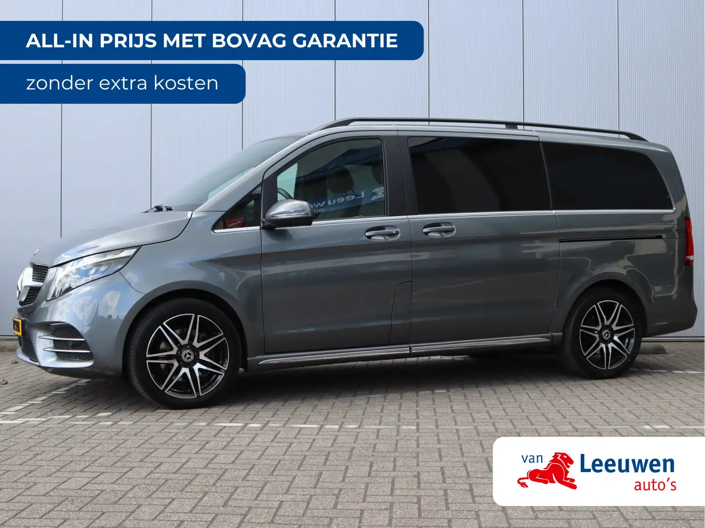 Mercedes-Benz V 300 300d 4-MATIC Lang DC | Burmester | Luchtvering | 3 Grijs - 1