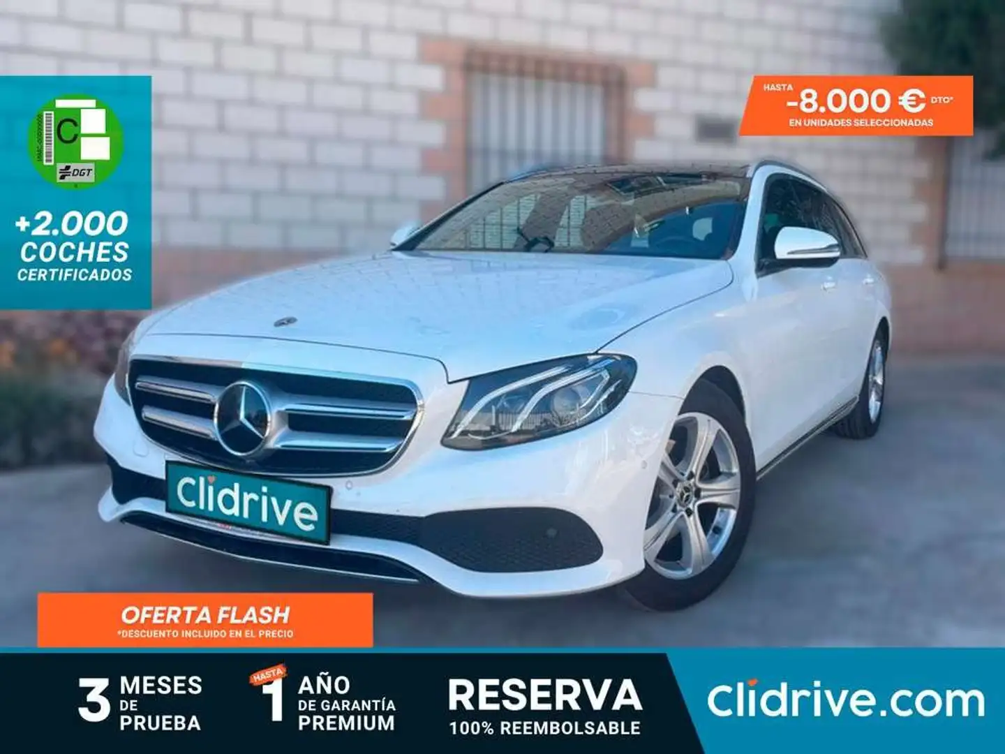 Mercedes-Benz E 220 Estate 220CDI BE Aut. Blanco - 1