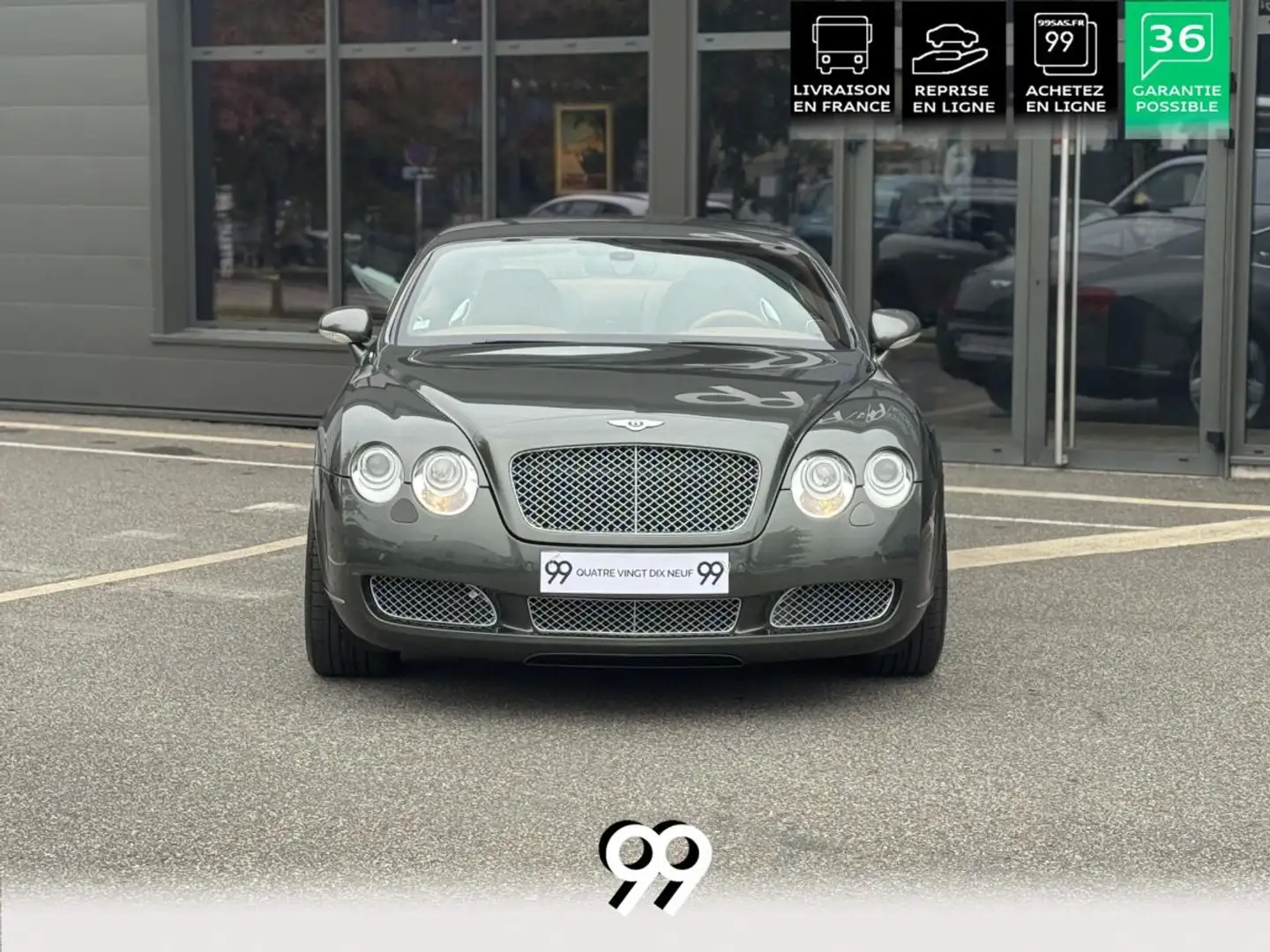 Bentley Continental GT 6.0l- BVA COUPE Groen - 2