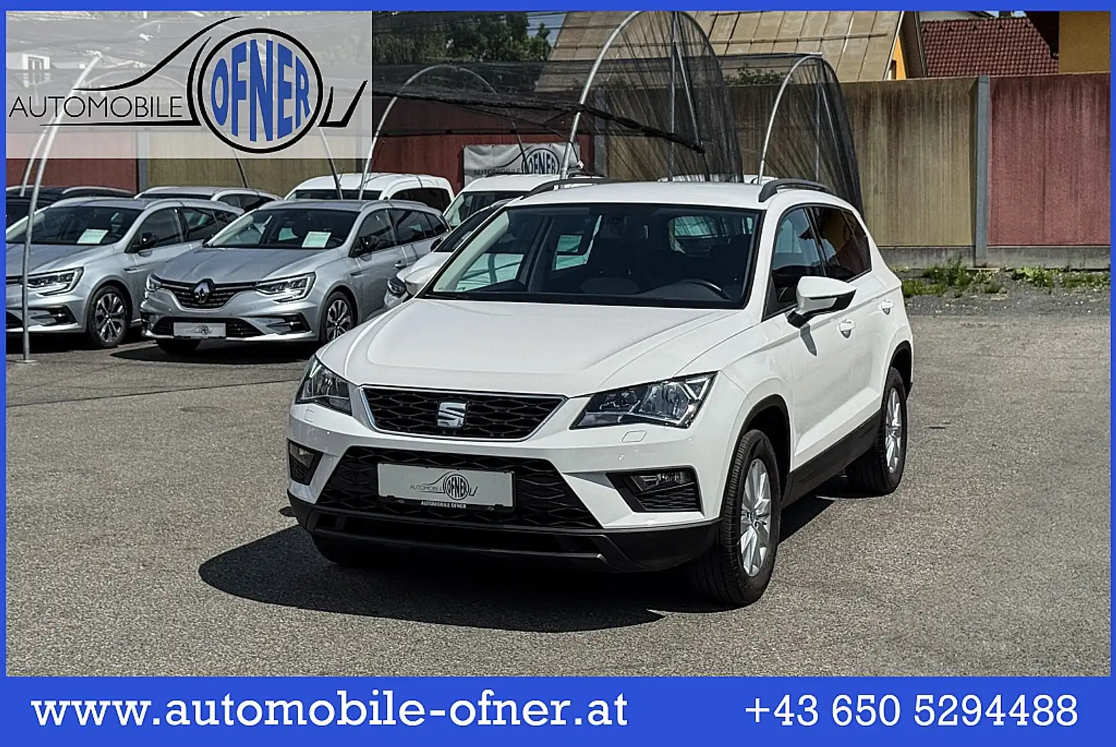 SEAT Ateca 1,0 Reference TSI AHK PDC Sitzheizung SmartLink Weiß - 1