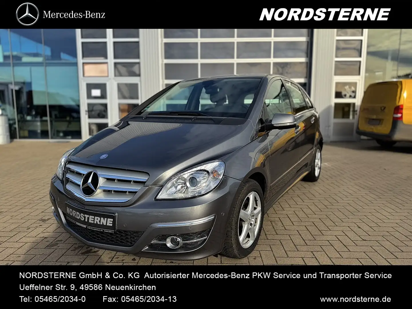Mercedes-Benz B 180 B 180 CDI Automatik Chrompaket Sitzheizung AHK BC Grau - 1