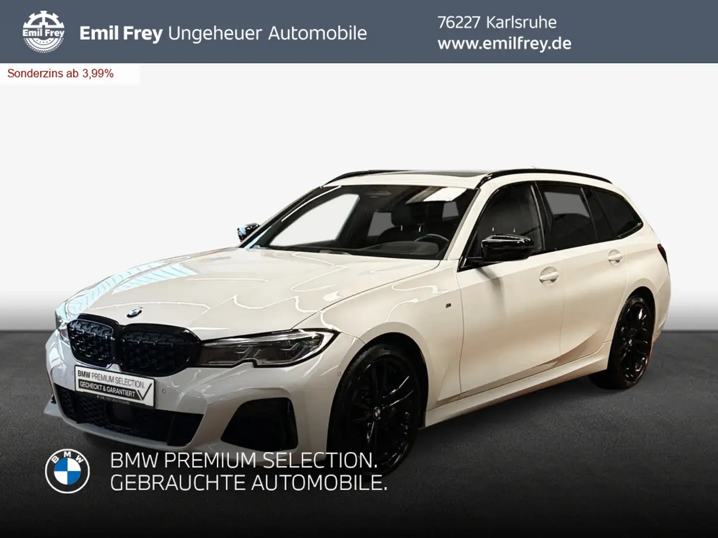 BMW M3 Touring xDrive, Alarmanlage, Panoramadach, S Alb - 1