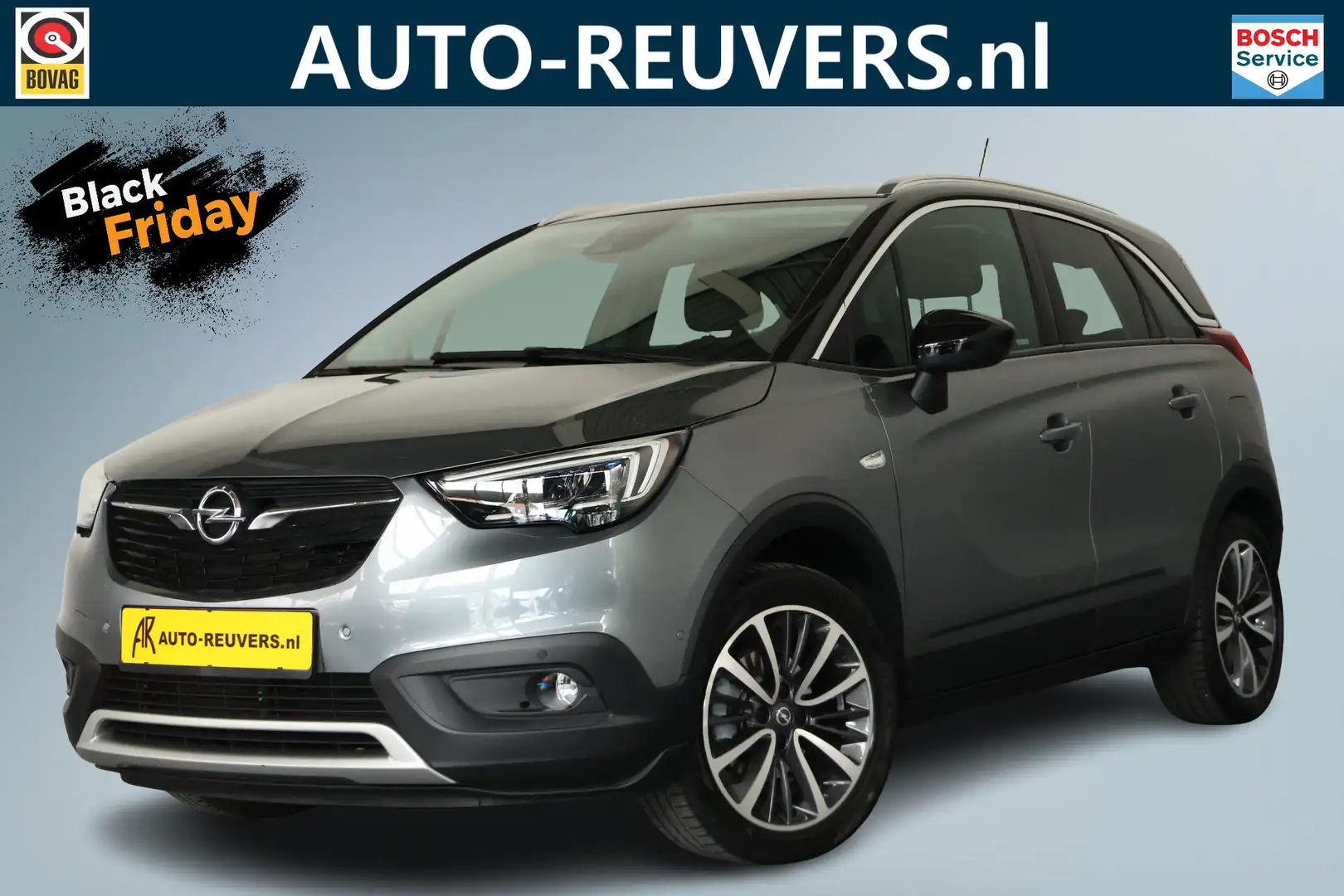 Opel Crossland X 1.2 Turbo Innovation / LED / Navi / CarPlay / Org Gris - 1