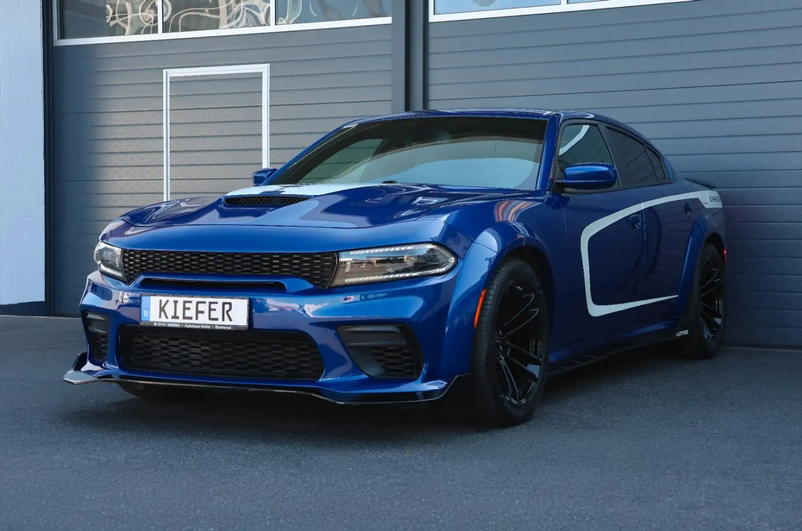 Dodge Charger 5.7 WideBody/Alpine/CarPlay/Kamera/R20 Bleu - 2