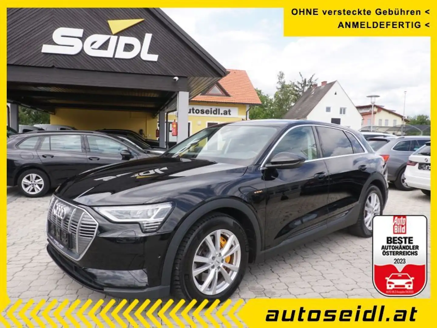 Audi e-tron 55 quattro *20"ALU+LED+NAVI* Schwarz - 1