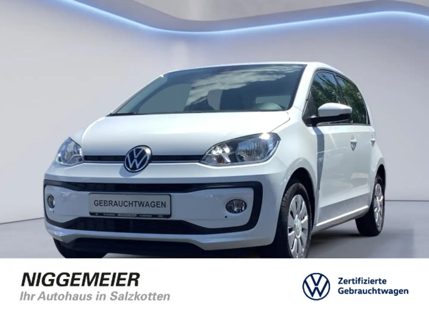 Volkswagen up! 1.0 move up! KLIMA+KAMERA+TEMPOMAT Weiß - 1