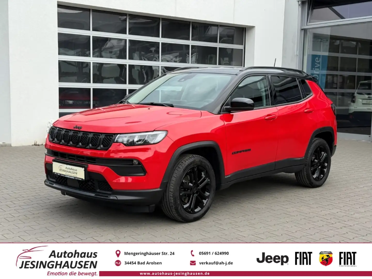 Jeep Compass Night Eagle MHEV+Navi+RFK.+Klimaaut.+ACC+LED Rot - 1