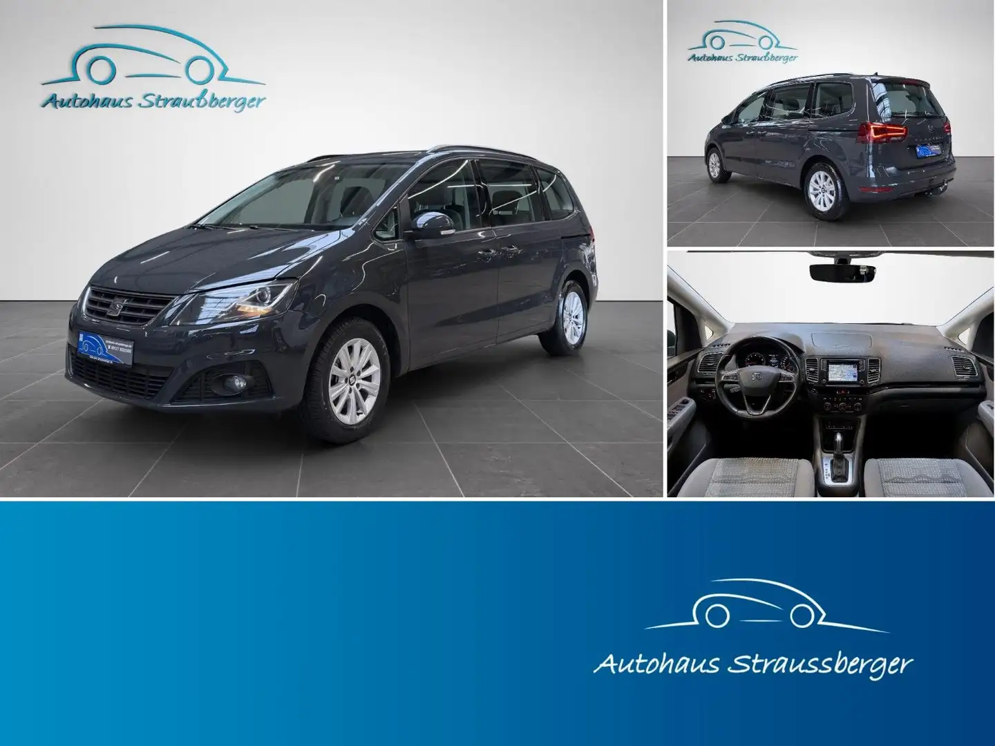 SEAT Alhambra Style SHZ RFK 7-Sitzer Bi-Xenon Grau - 1