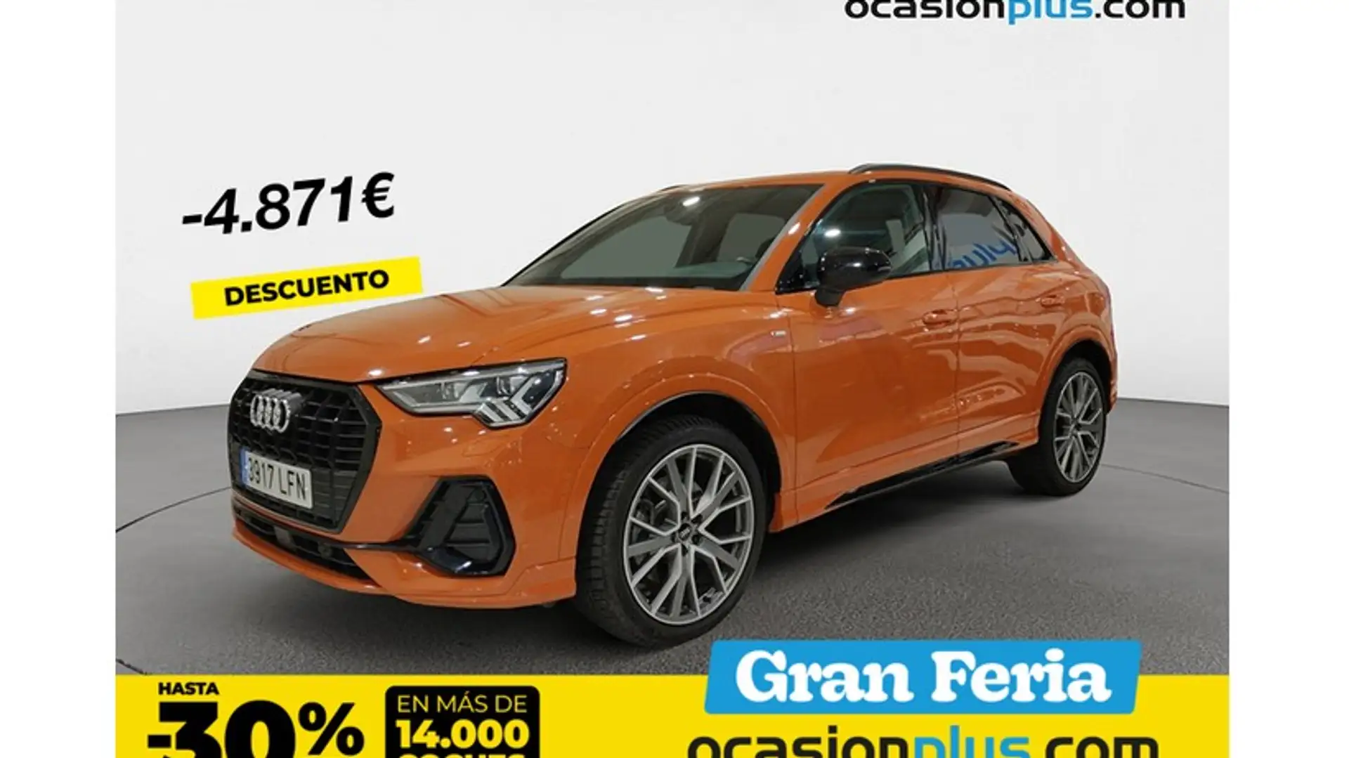 Audi Q3 45 TFSI Black line quattro S tronic Naranja - 1