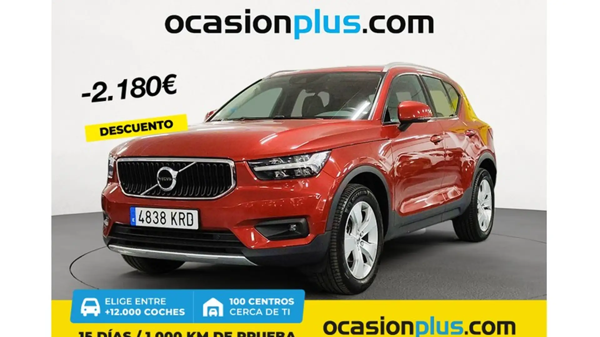 Volvo XC40 T3 Momentum Rojo - 1