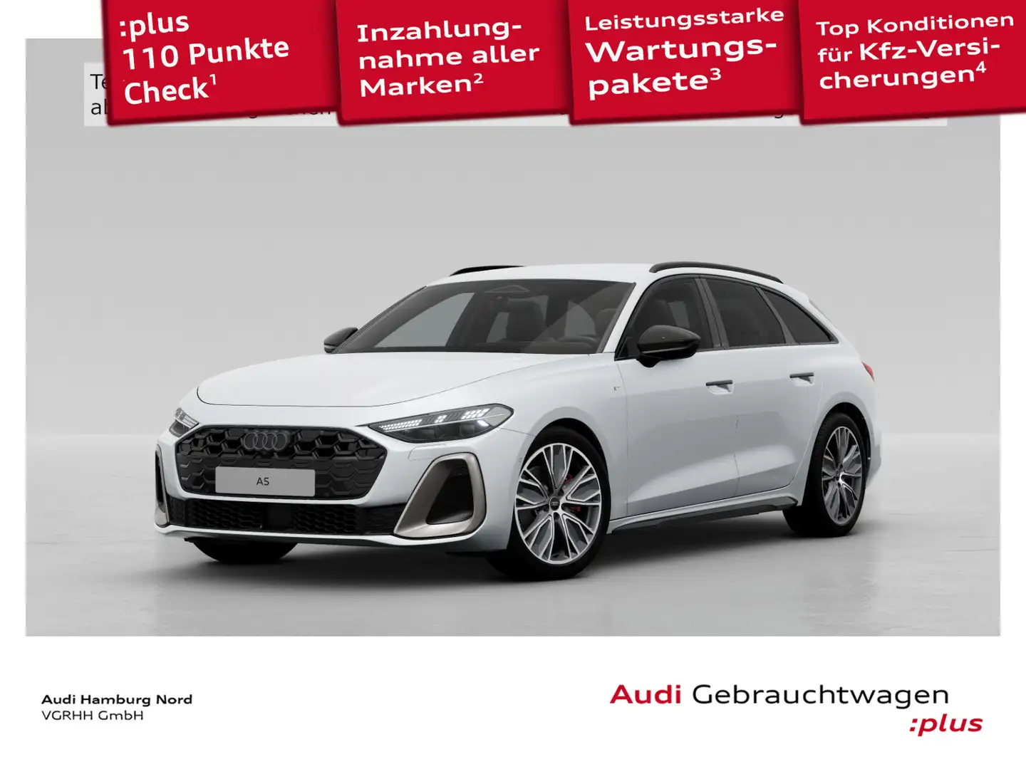 Audi A5 2.0 TFSI S line edition one AHK ACC Weiß - 1