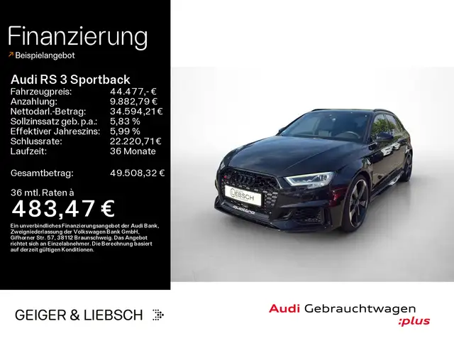 Audi RS3 2.5 TFSI quattro RS AGA*MATRIX*PA