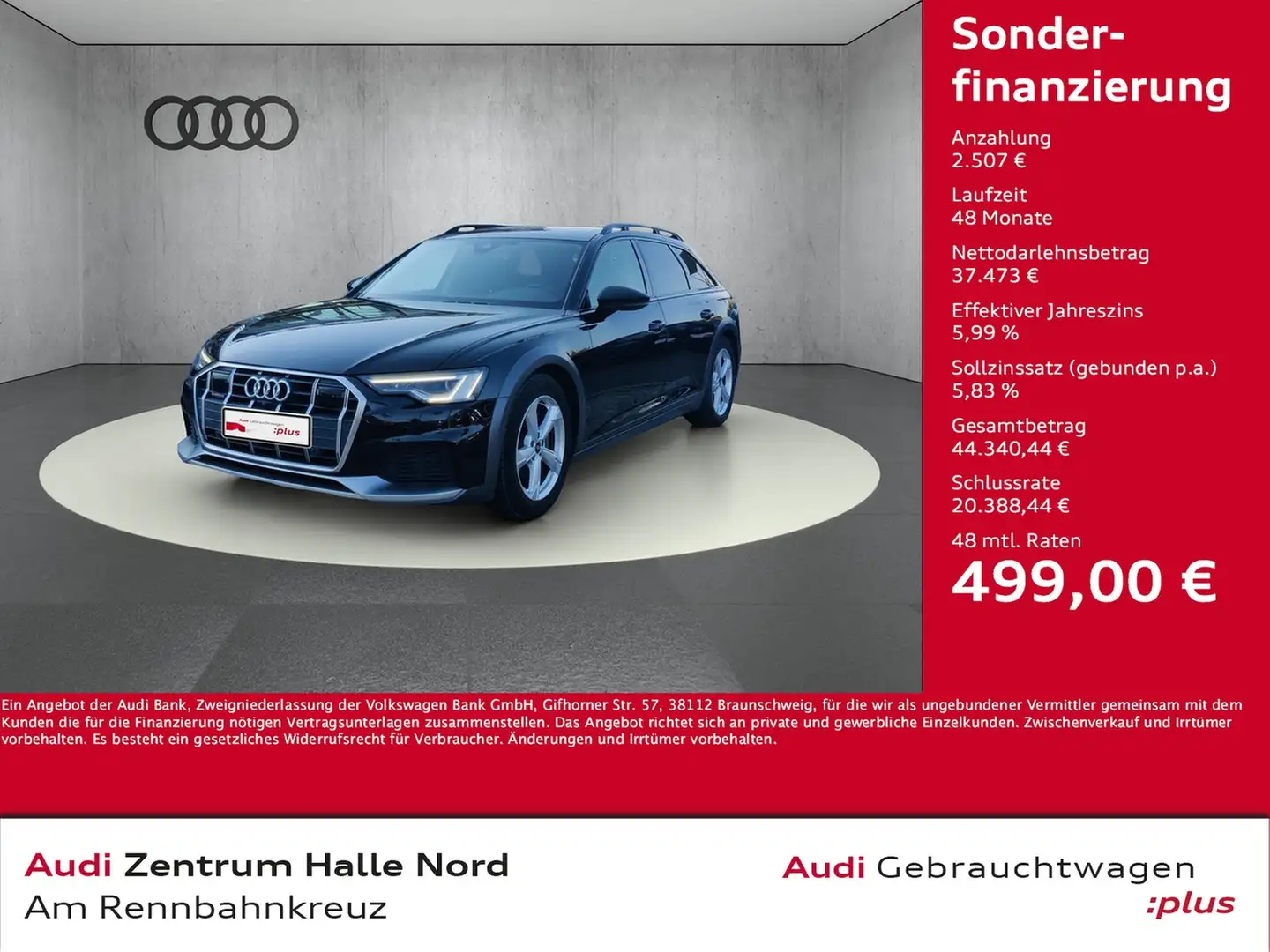 Audi A6 allroad 45 TDI quattro tiptronic Schwarz - 1