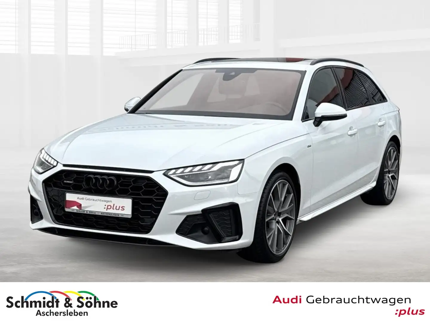 Audi A4 Avant 40 TFSI quattro S line S-tronic MATRIX Weiß - 1