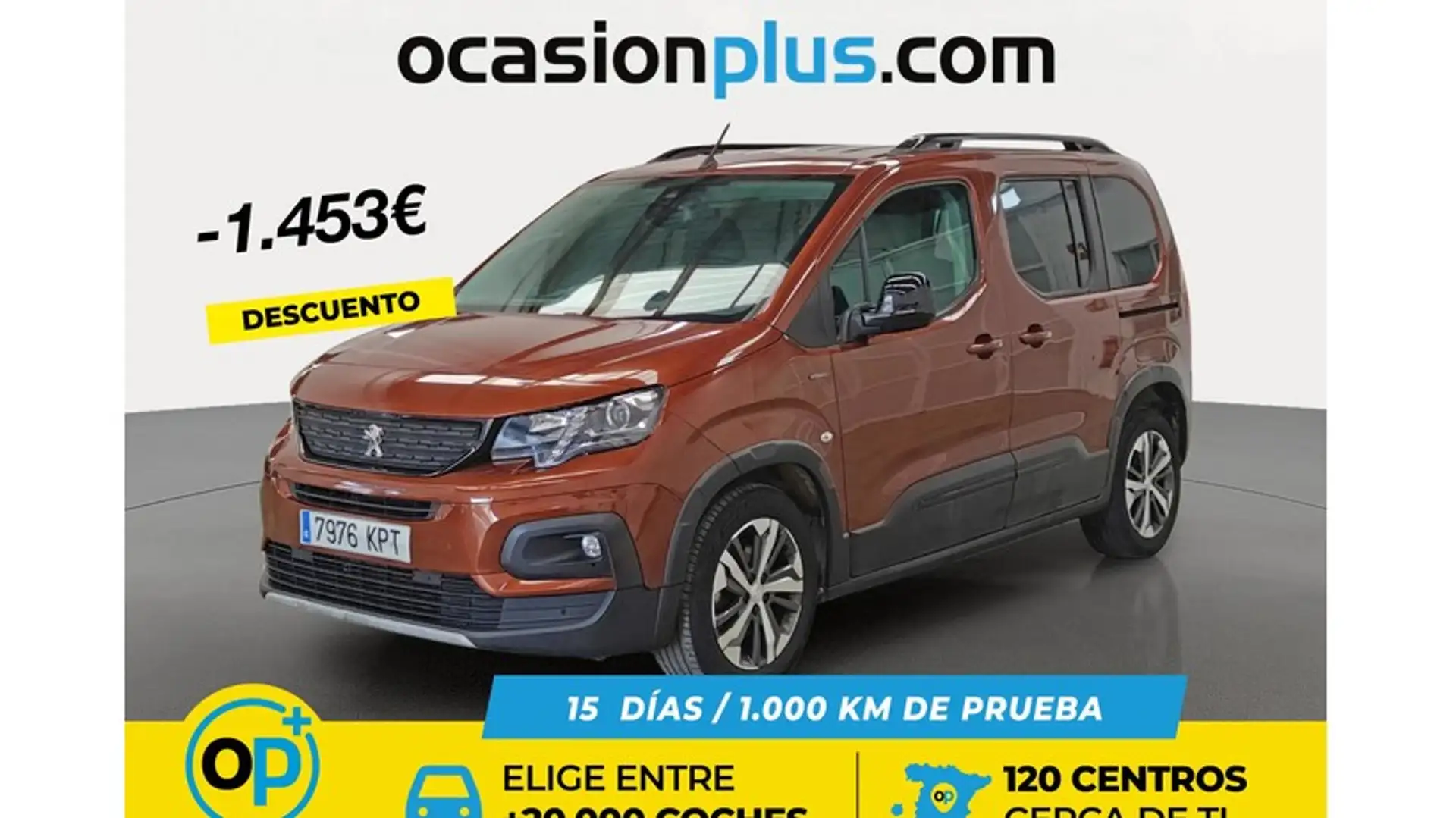 Peugeot Rifter 1.5BlueHDi S&S Standard GT Line 130 Brun - 1