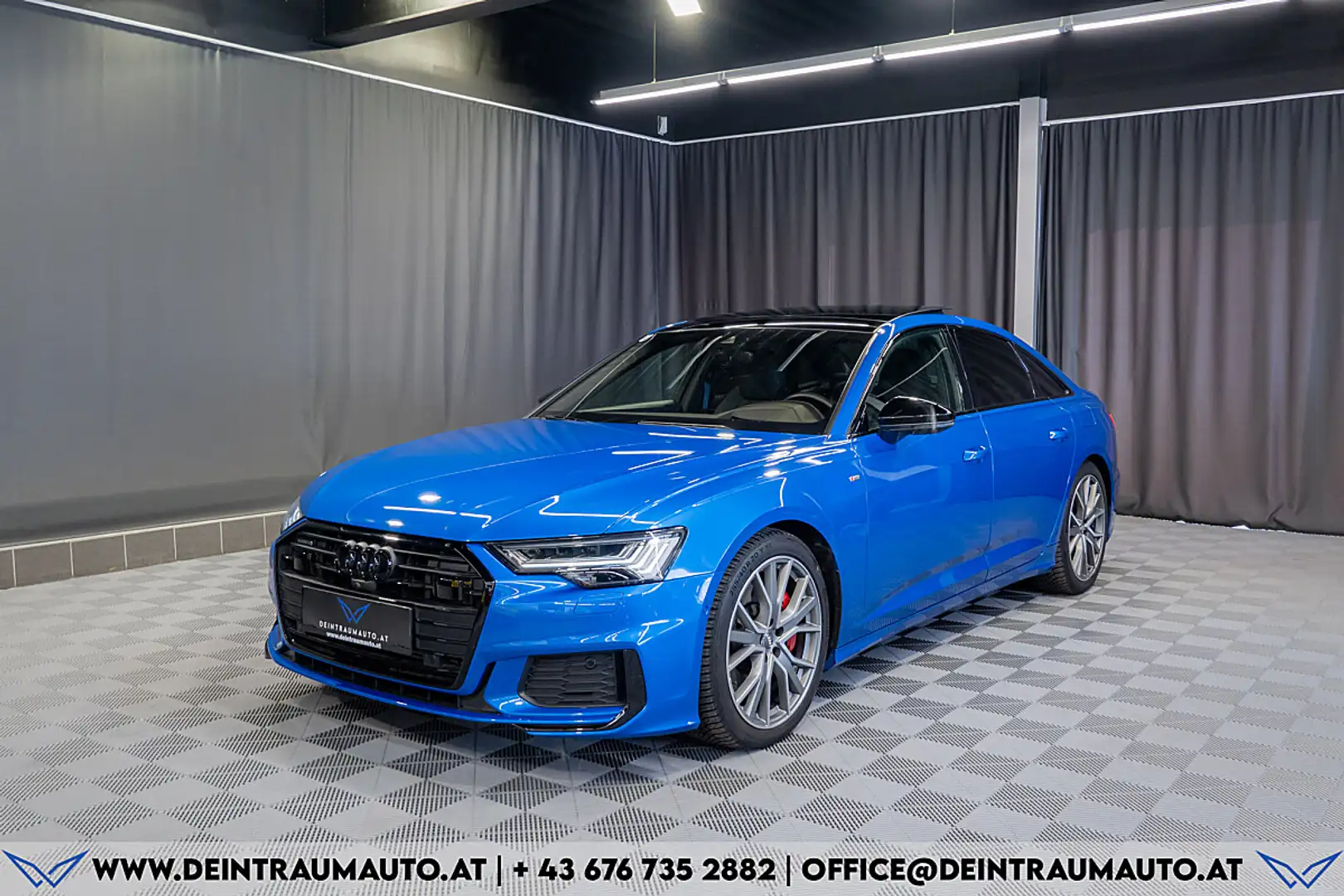 Audi A6 55 TFSI e quattro*3xS-LINE*EXCLUSIVE*RS-SITZE*B... Blau - 1