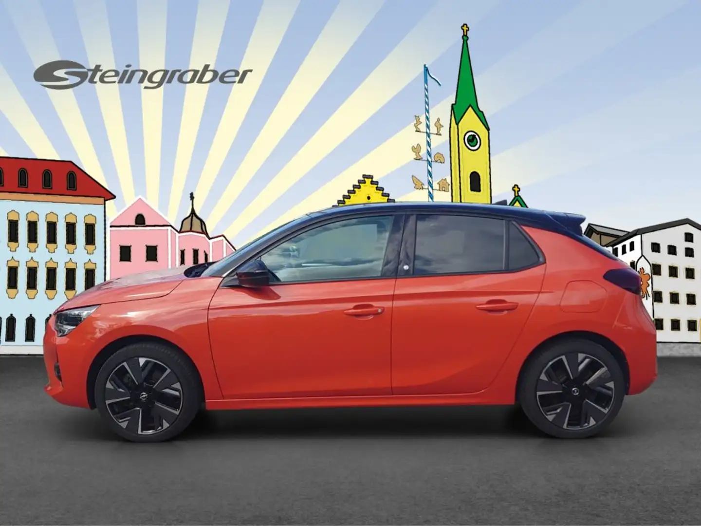 Opel Corsa-e GS Line Orange - 2