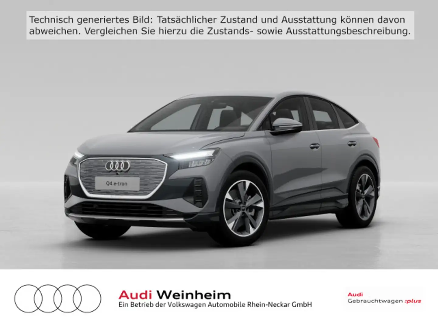 Audi Q4 e-tron Sportback 40 Navi Kamera Sportsitze uv Grau - 2