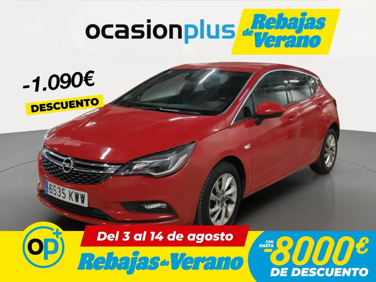 Opel Astra 1.6CDTi S/S Dynamic 136 Rojo - 1