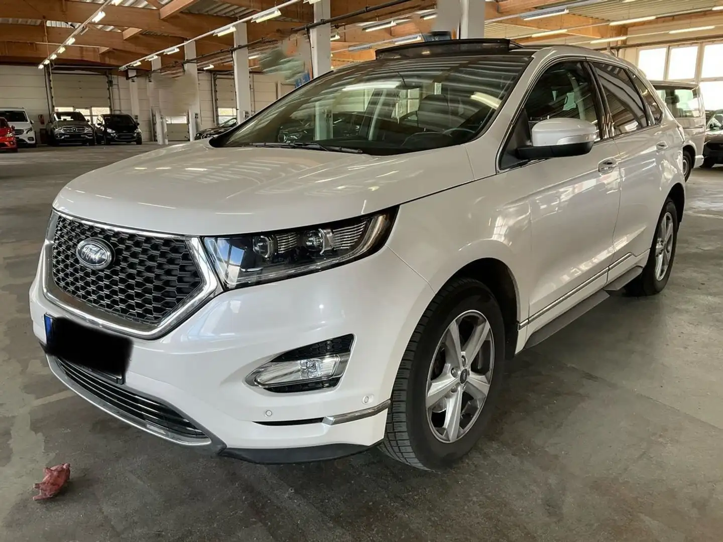 Ford Edge Vignale 4x4 Leder/LED/Pano/AHK/Ambientebel. Weiß - 1