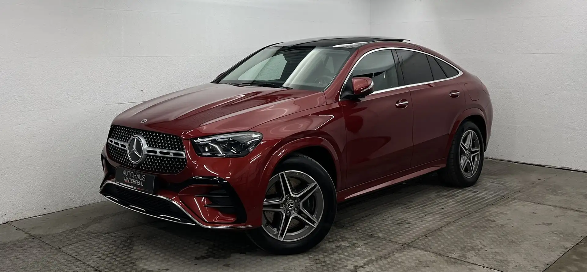 Mercedes-Benz GLE 400 e Coupe 4M AMG LINE ADVANCED PLUS PANO+ Rojo - 1