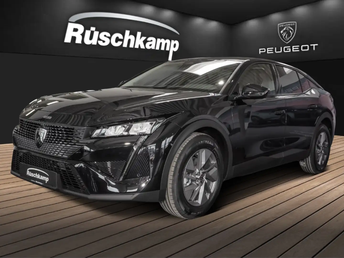 Peugeot 408 Allure 1.2 Voll-LED 360-Kam Keyless AGR Sitze SHZ Schwarz - 1