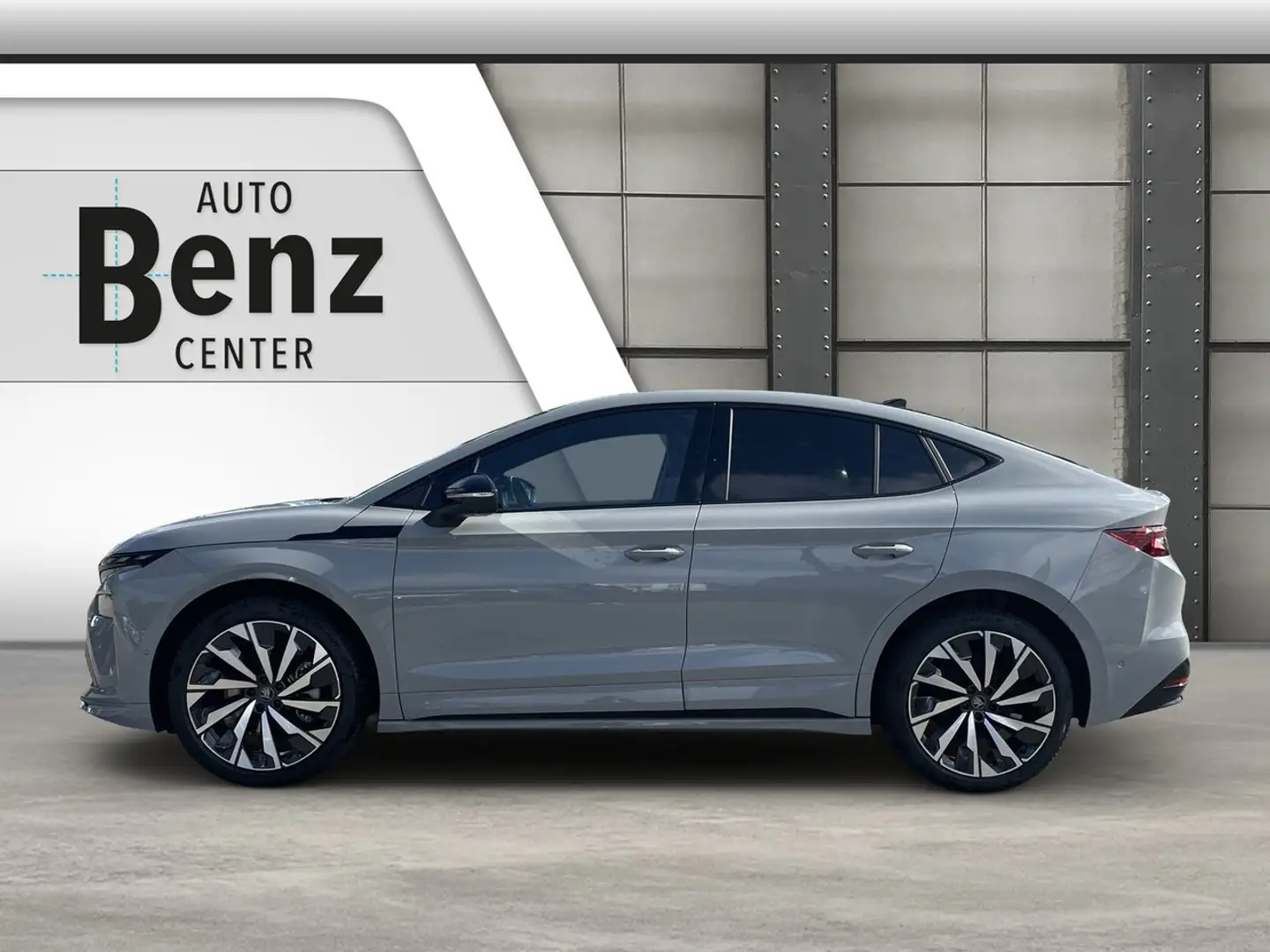 Skoda Enyaq COUPE 85 SPORTLINE MATRIX*DCC*HUD*AHK*ACC Klima Grigio - 2
