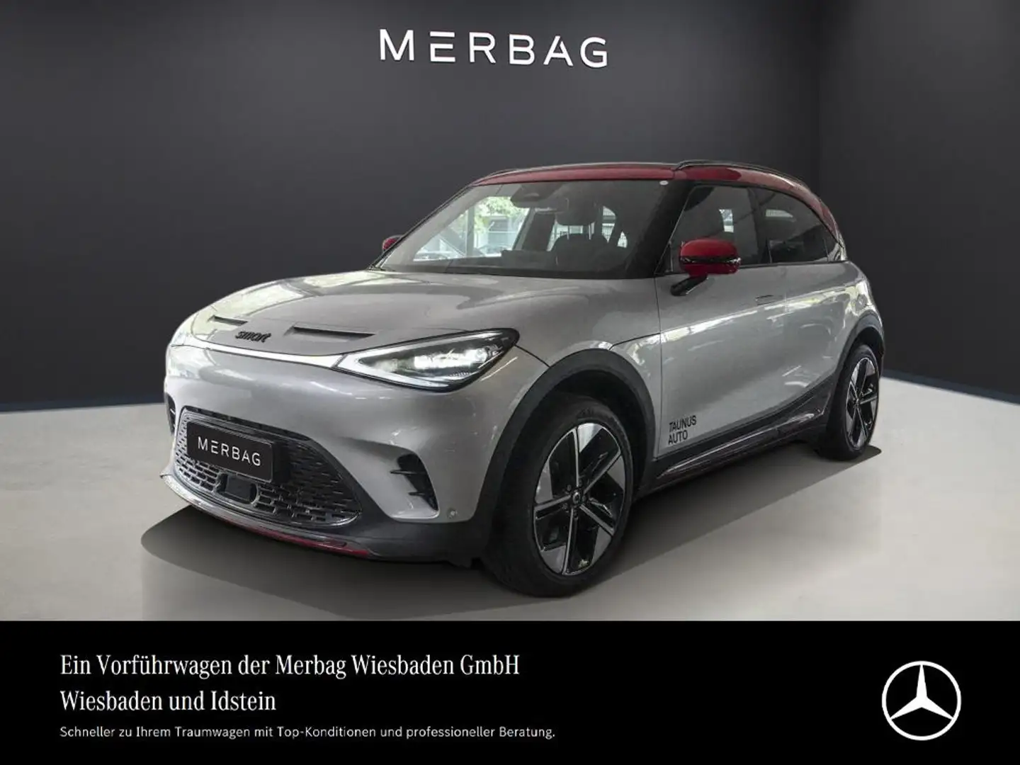 smart #1 BRABUS PANO MEMORY HEAD-UP LED KAMERA SOUND Argento - 1