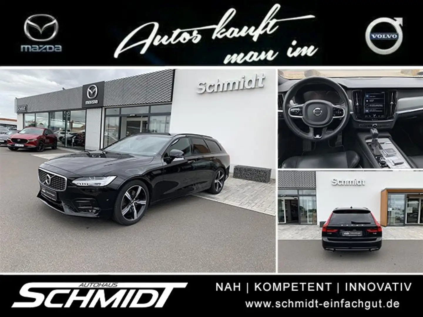 Volvo V90 Schwarz - 1