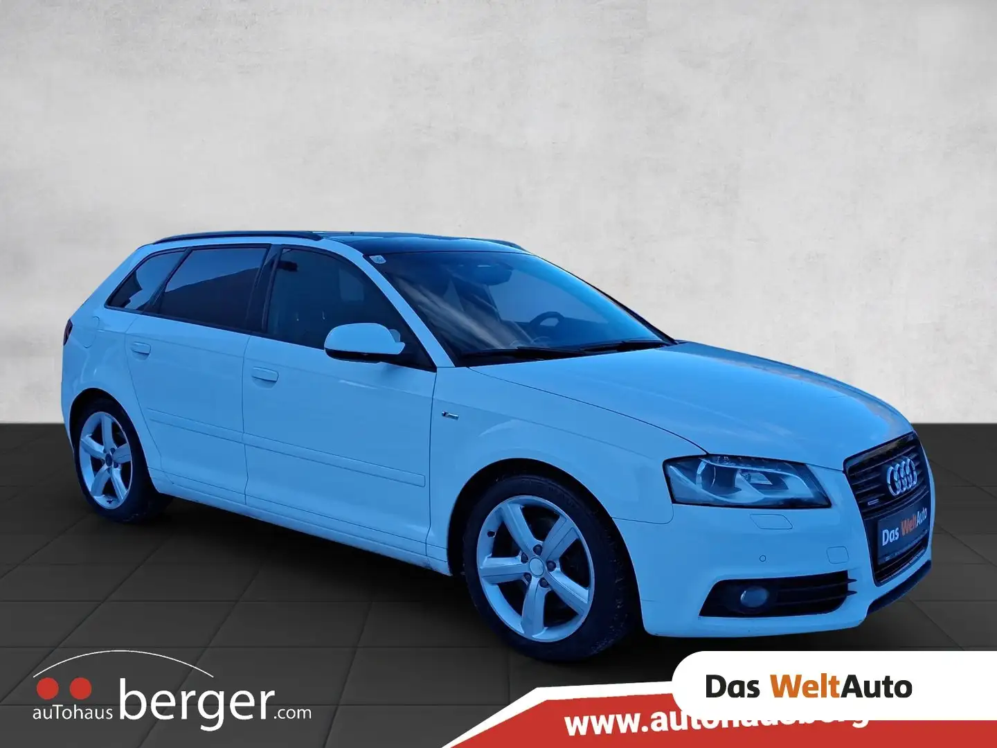 Audi A3 Audi A3 Sportb. 2.0 TDI qu Sport Weiß - 1