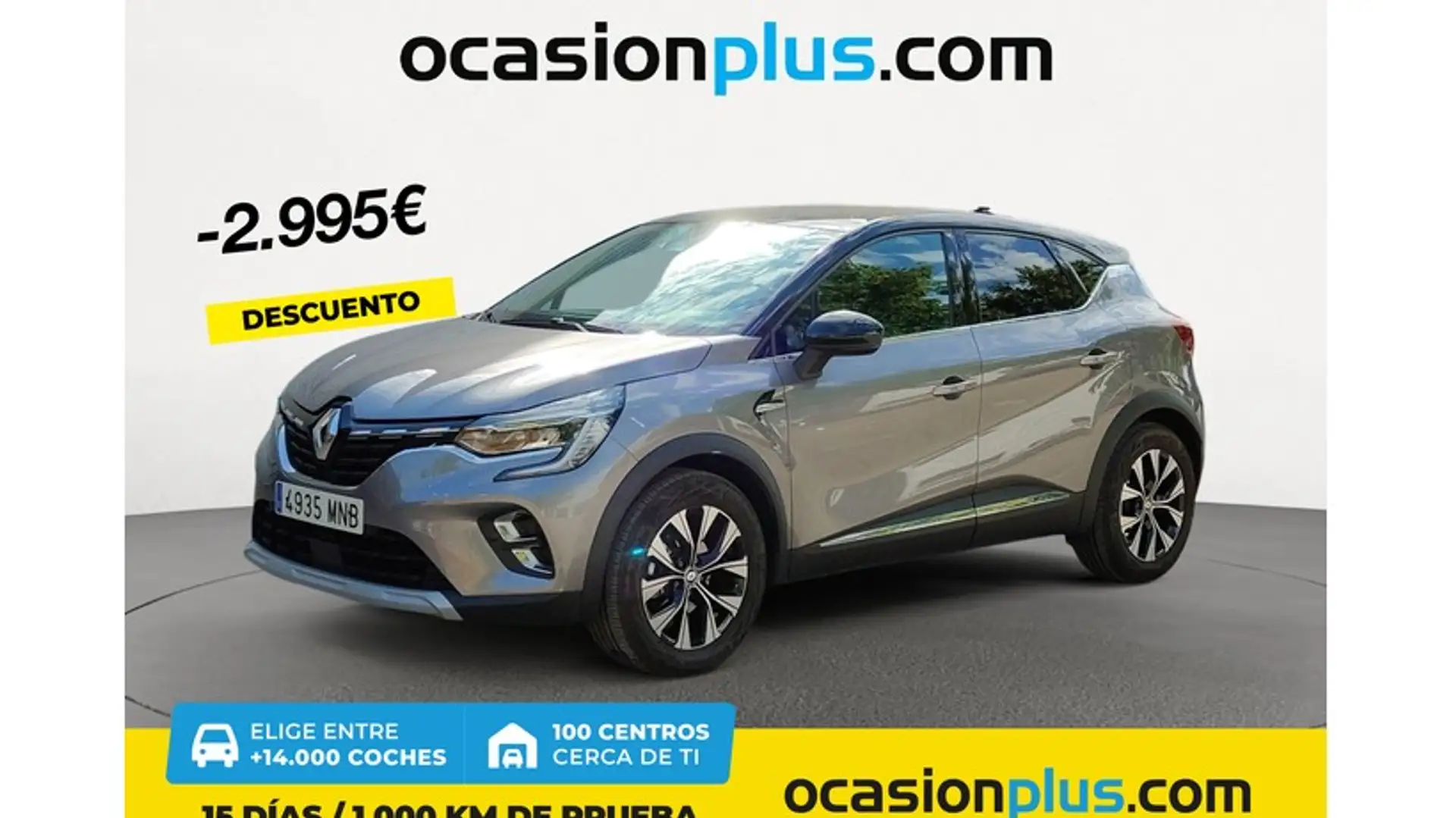 Renault Captur E-TECH Híbrido Techno 105kW Gris - 1