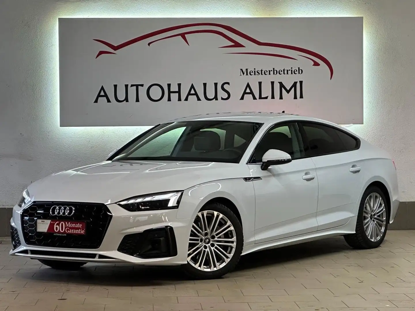 Audi A5 Sportback 40 TFSI quattro S line Weiß - 1