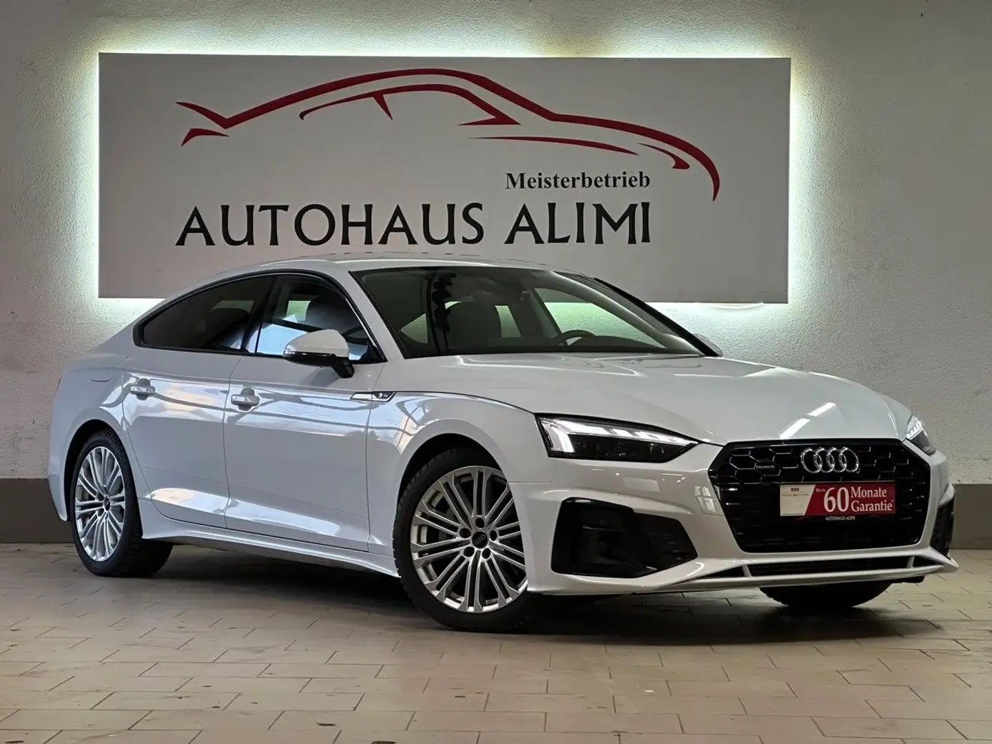Audi A5 Sportback 40 TFSI quattro S line Weiß - 2