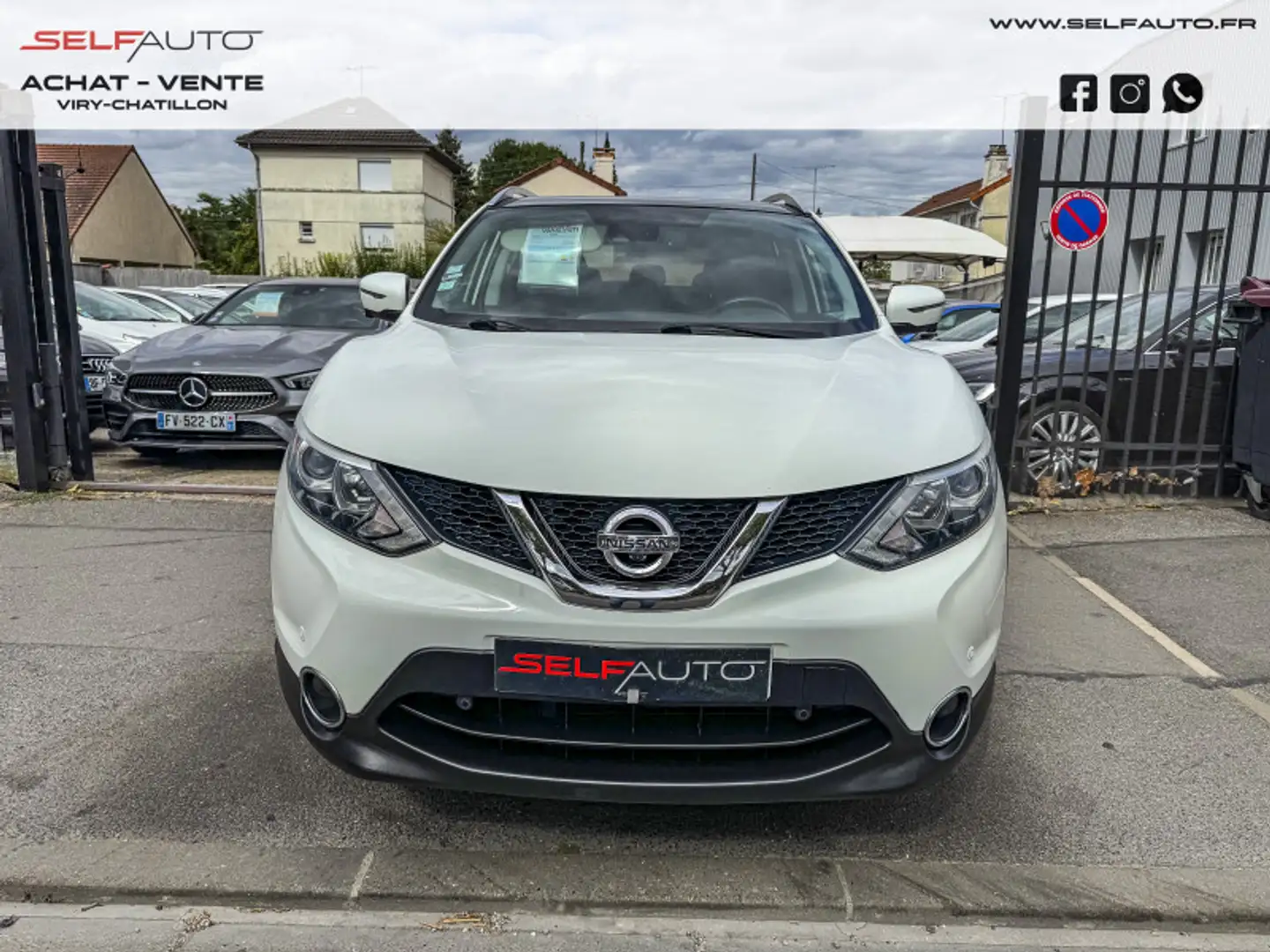 Nissan Qashqai 1.5 DCI 110CH CONNECT EDITION Blanc - 2