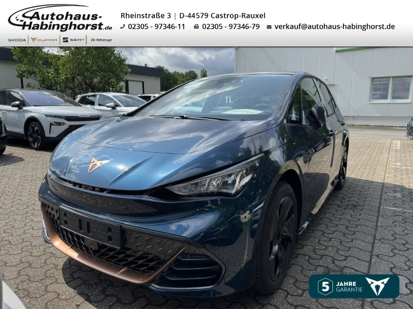 CUPRA Born 60 kWh Edition Dynamic Navi Pano Sennheiser TopVie Синий - 1