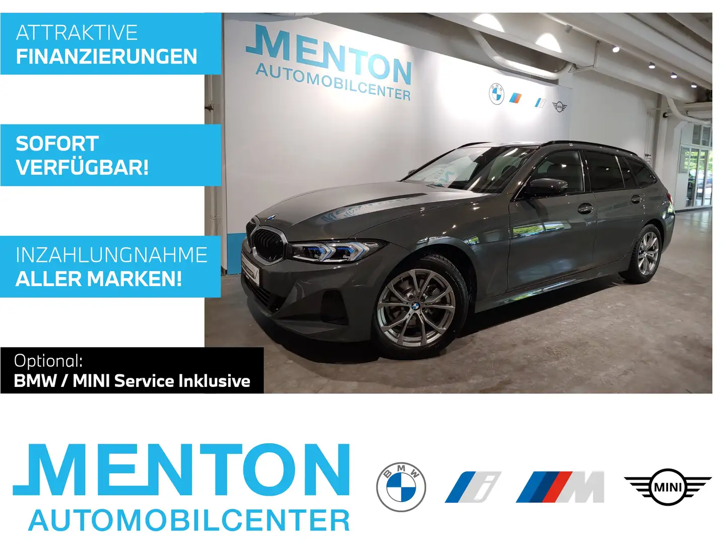 BMW 320 d xDrive Aut/Head-Up/LED/Komfortzugang Grau - 1